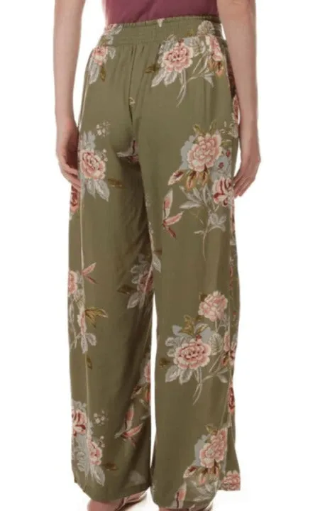 Angie Women's Wide Leg Pants With Waist Tie