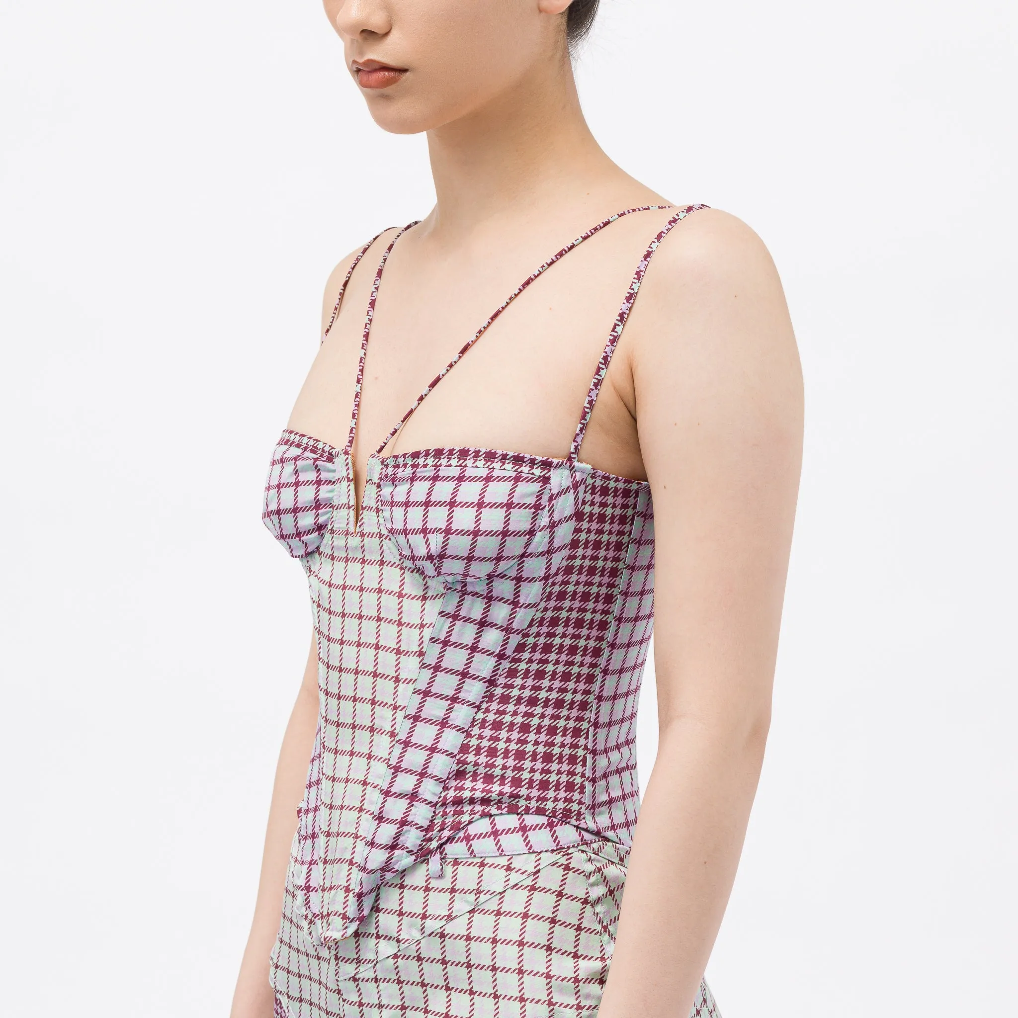 Aphex Corset in Bristol Plaid