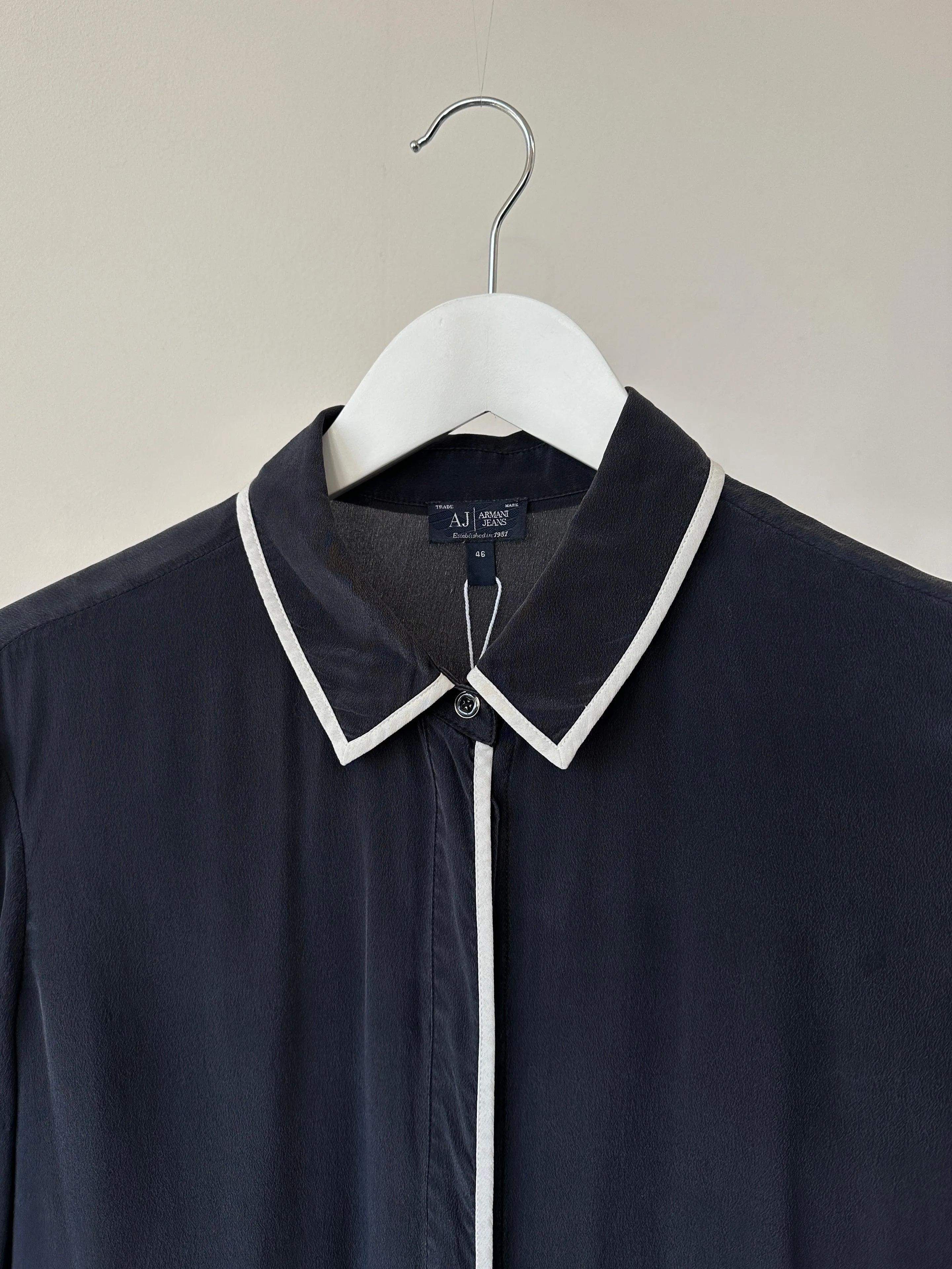 Armani Jeans Pyjama Silk Shirt - M