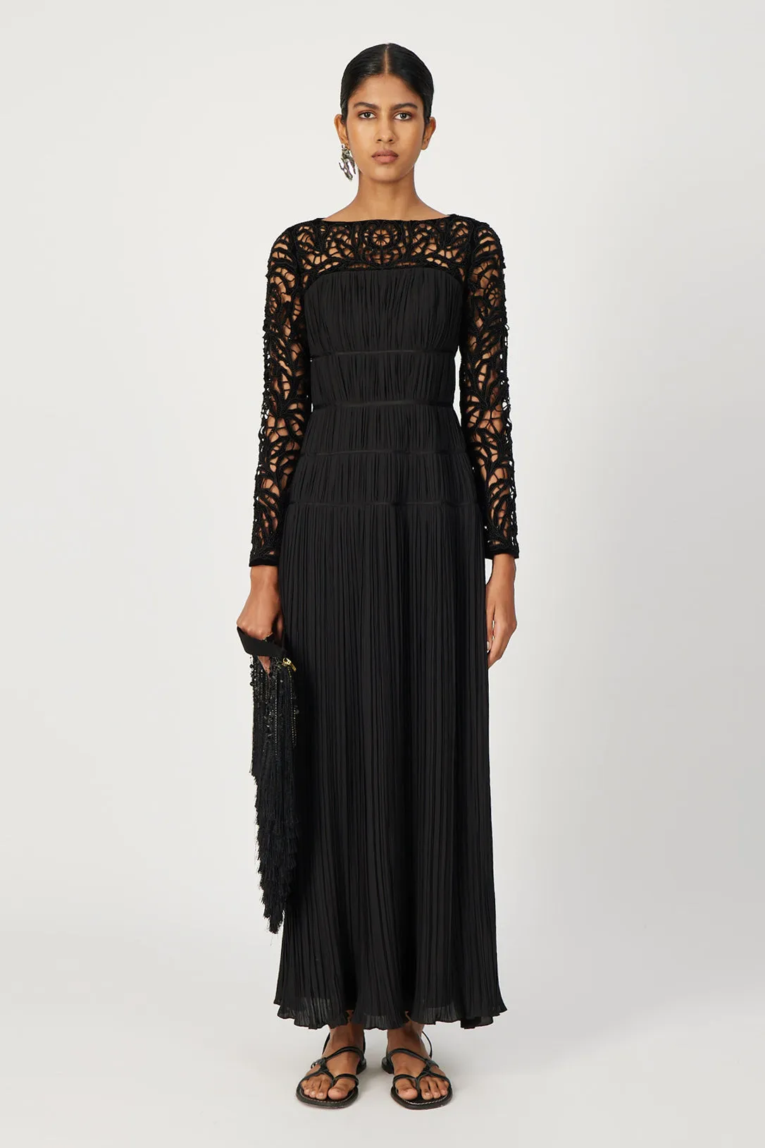 black crafted arena dress