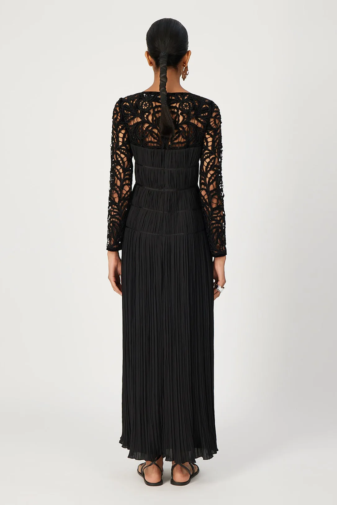black crafted arena dress