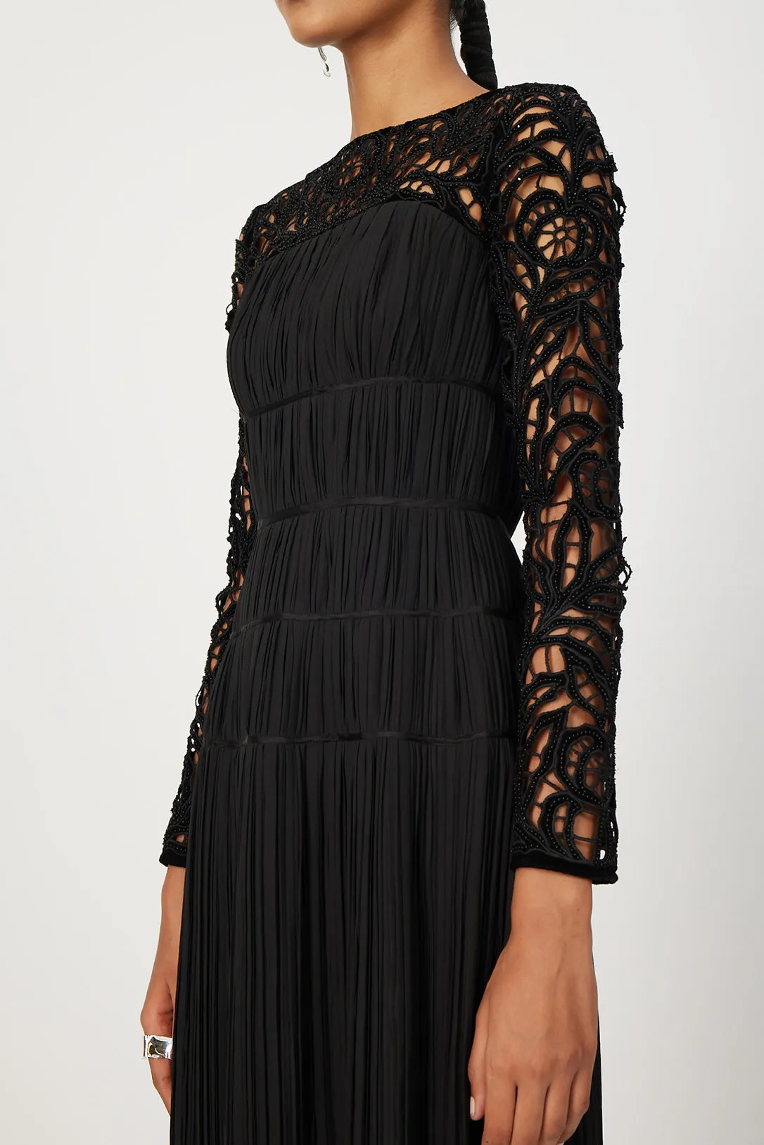 black crafted arena dress
