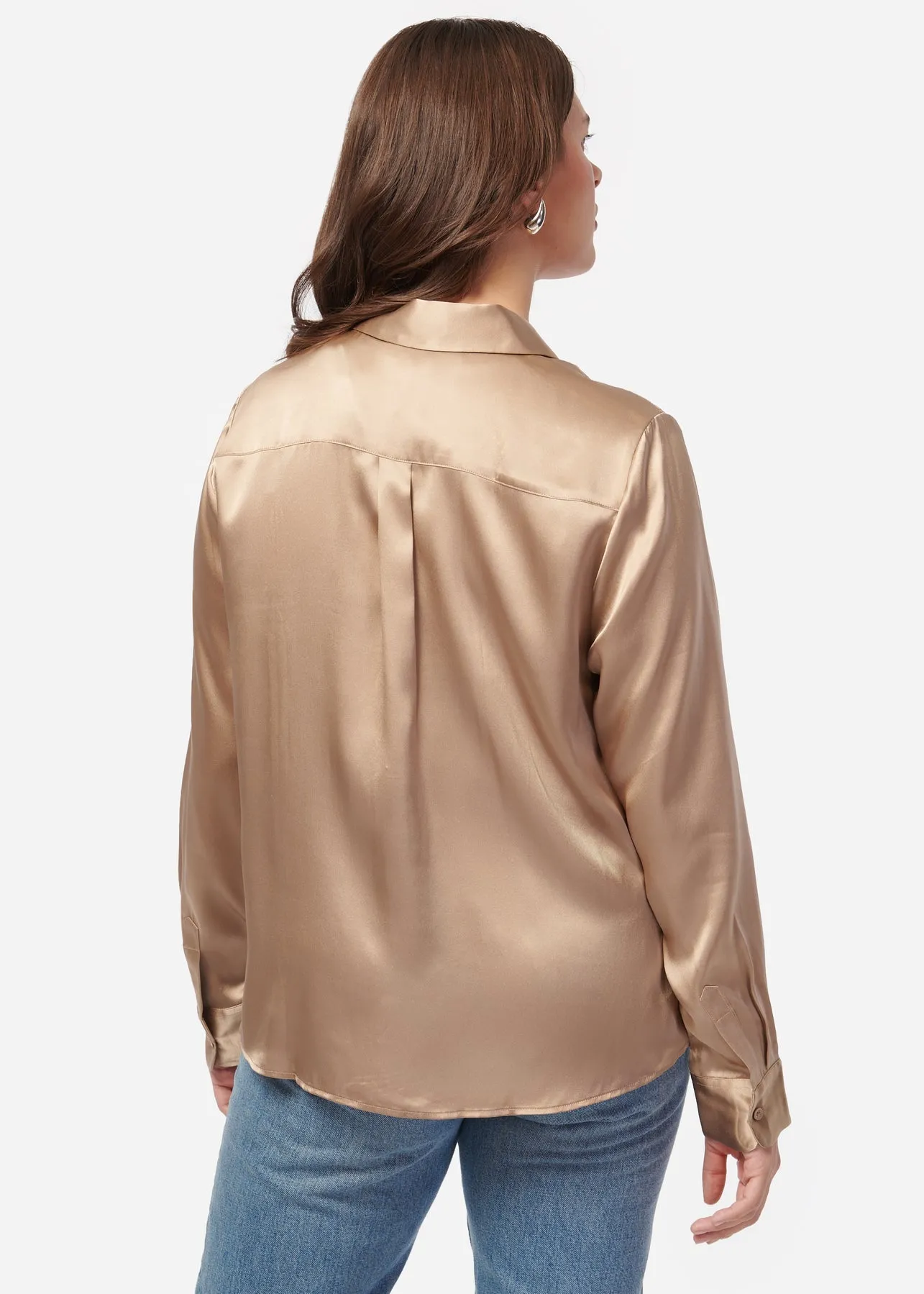 Cami NYC Crosby Blouse in Champagne