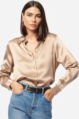 Cami NYC Crosby Blouse in Champagne