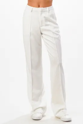 Carrie High Wasted Pin Tuck Slim Pant