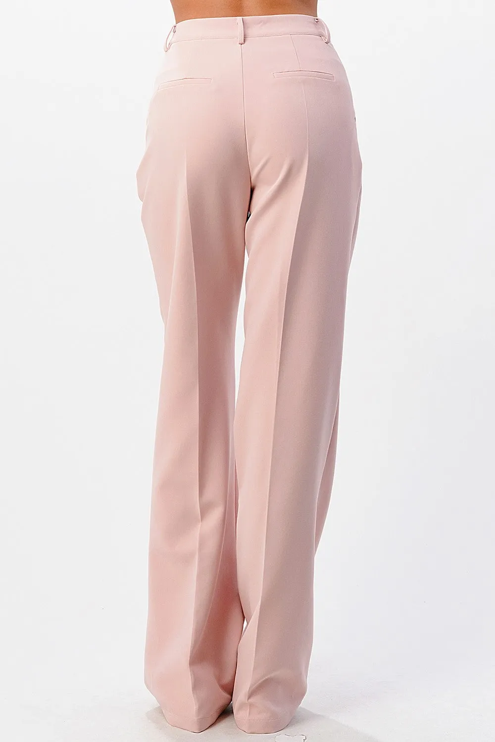 Carrie High Wasted Pin Tuck Slim Pant