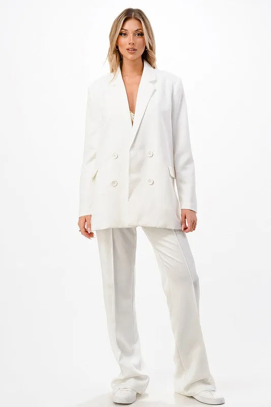 Carrie High Wasted Pin Tuck Slim Pant