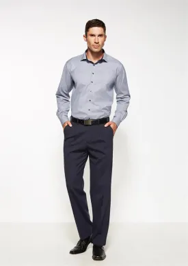 Comfort Wool Stretch Mens One Pleat Pant Regular