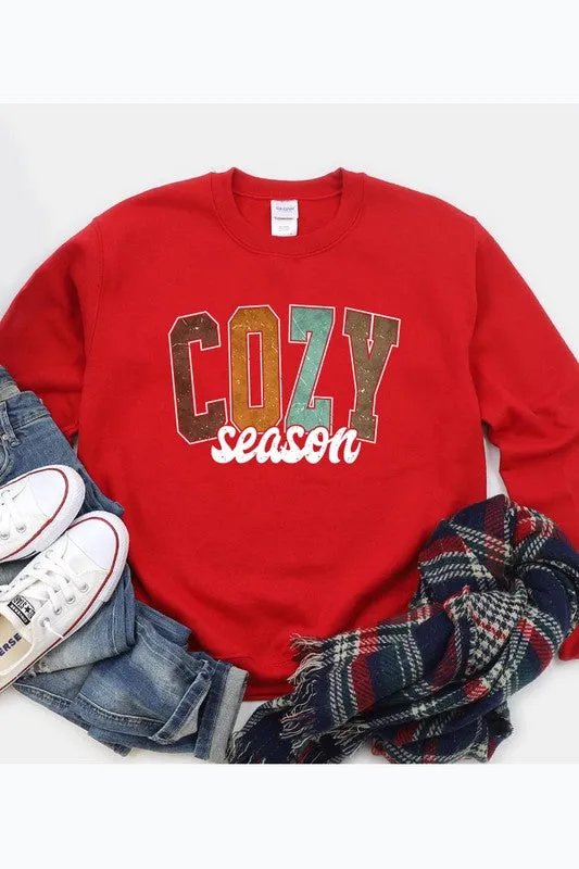 COZY SEASON FLEECE SWEATSHIRT