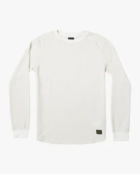 Day Shift Long Sleeve Thermal Shirt - Antique White