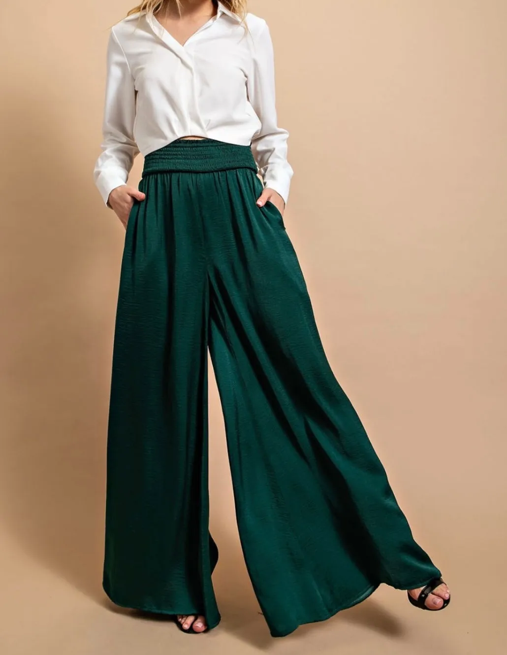 Emerald Wide Leg Pants