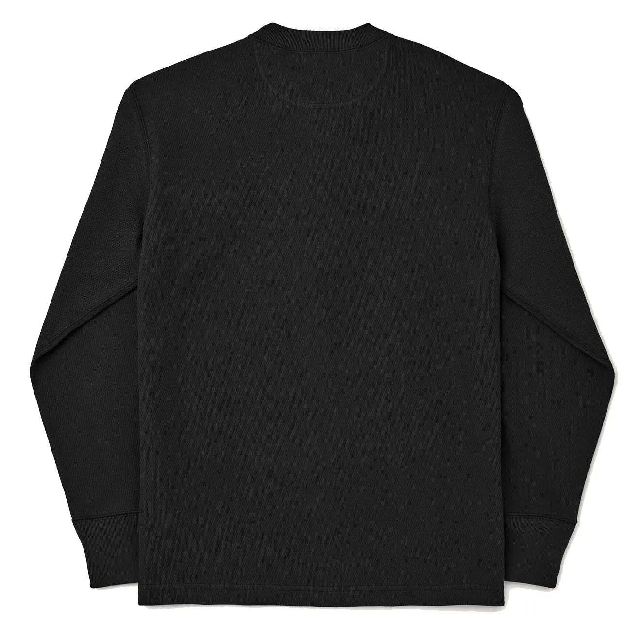 Filson Waffle Knit Henley L/S Top Faded Black