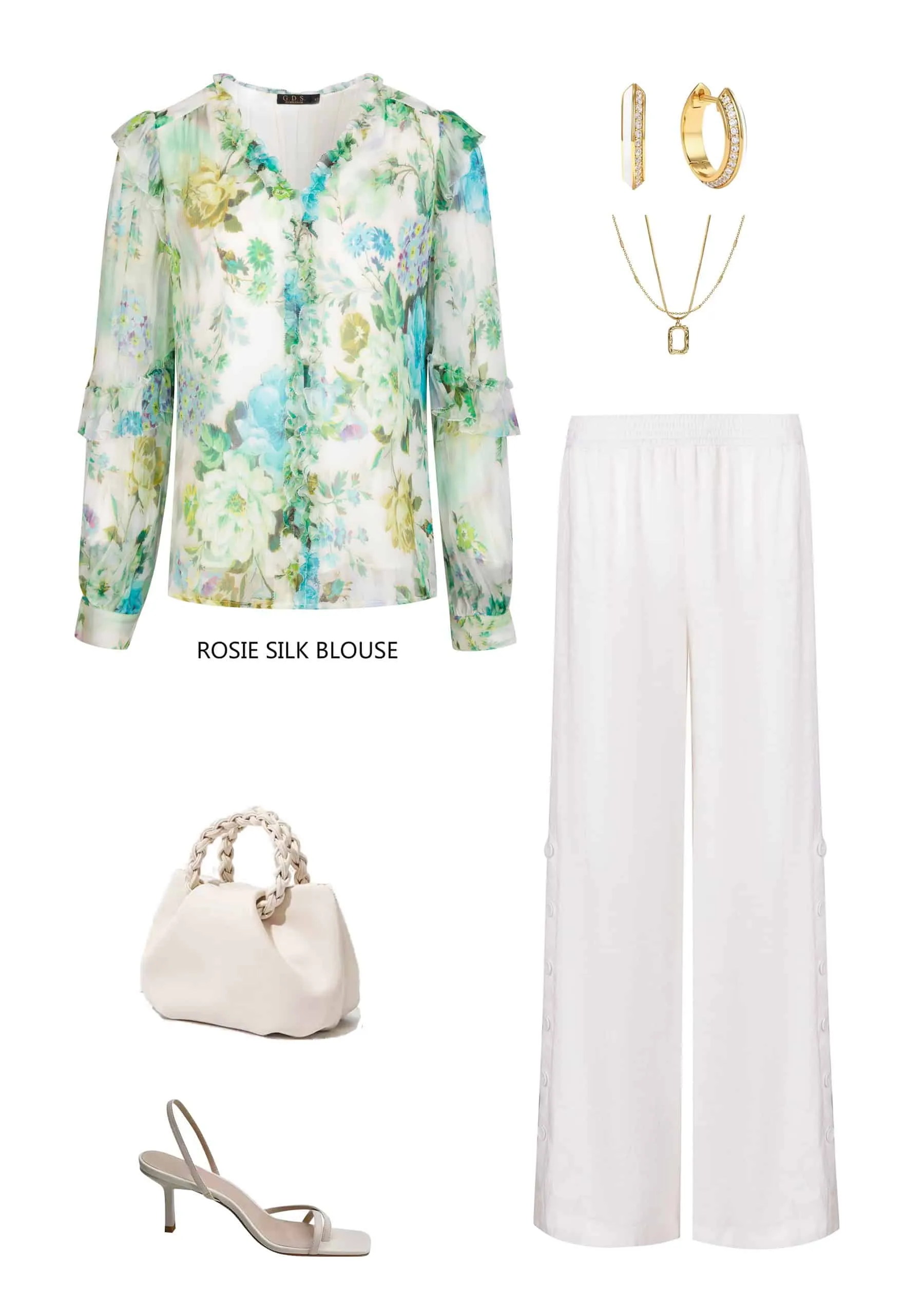 GDS Rosie Silk Blouse | Print