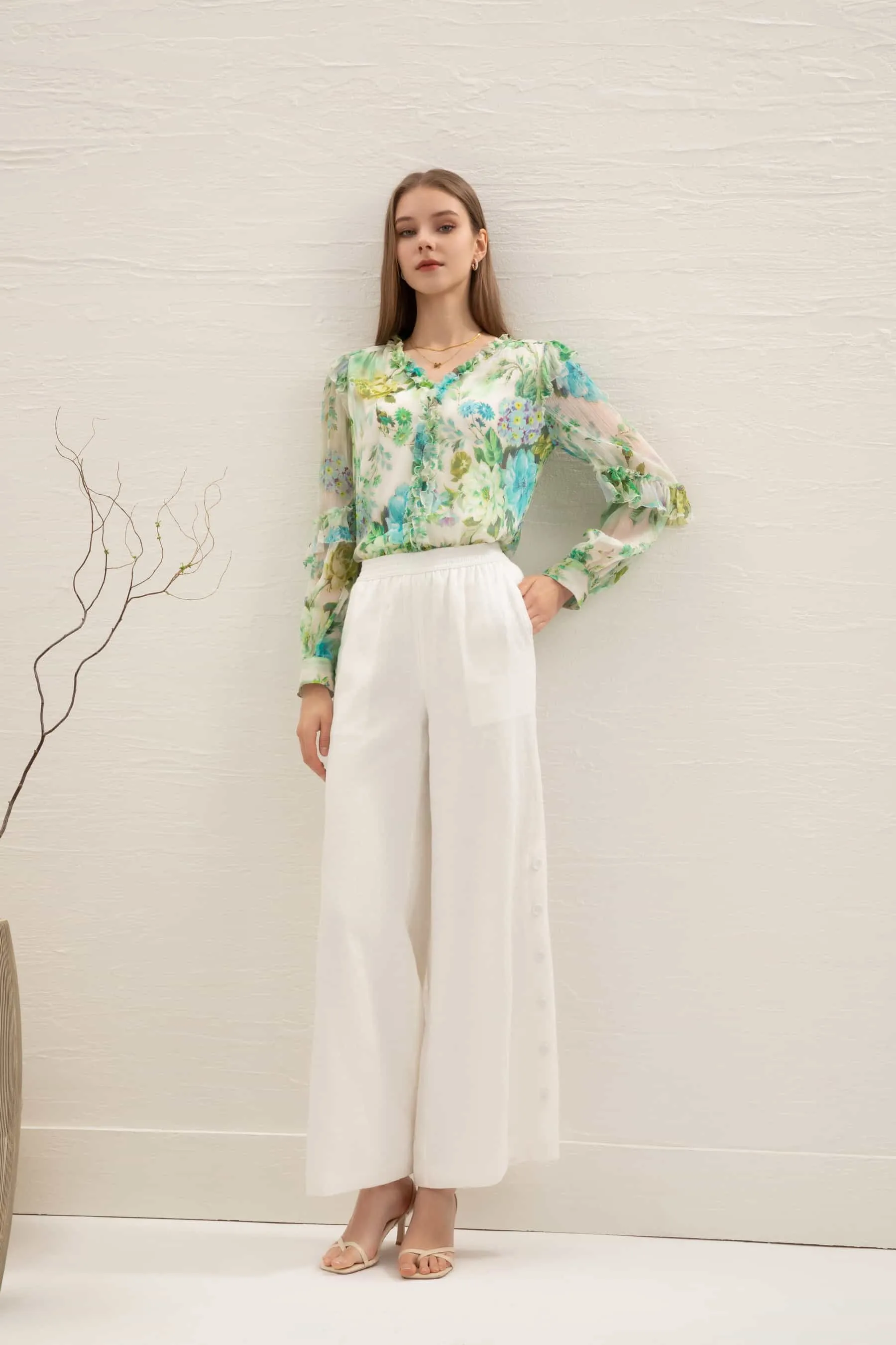 GDS Rosie Silk Blouse | Print