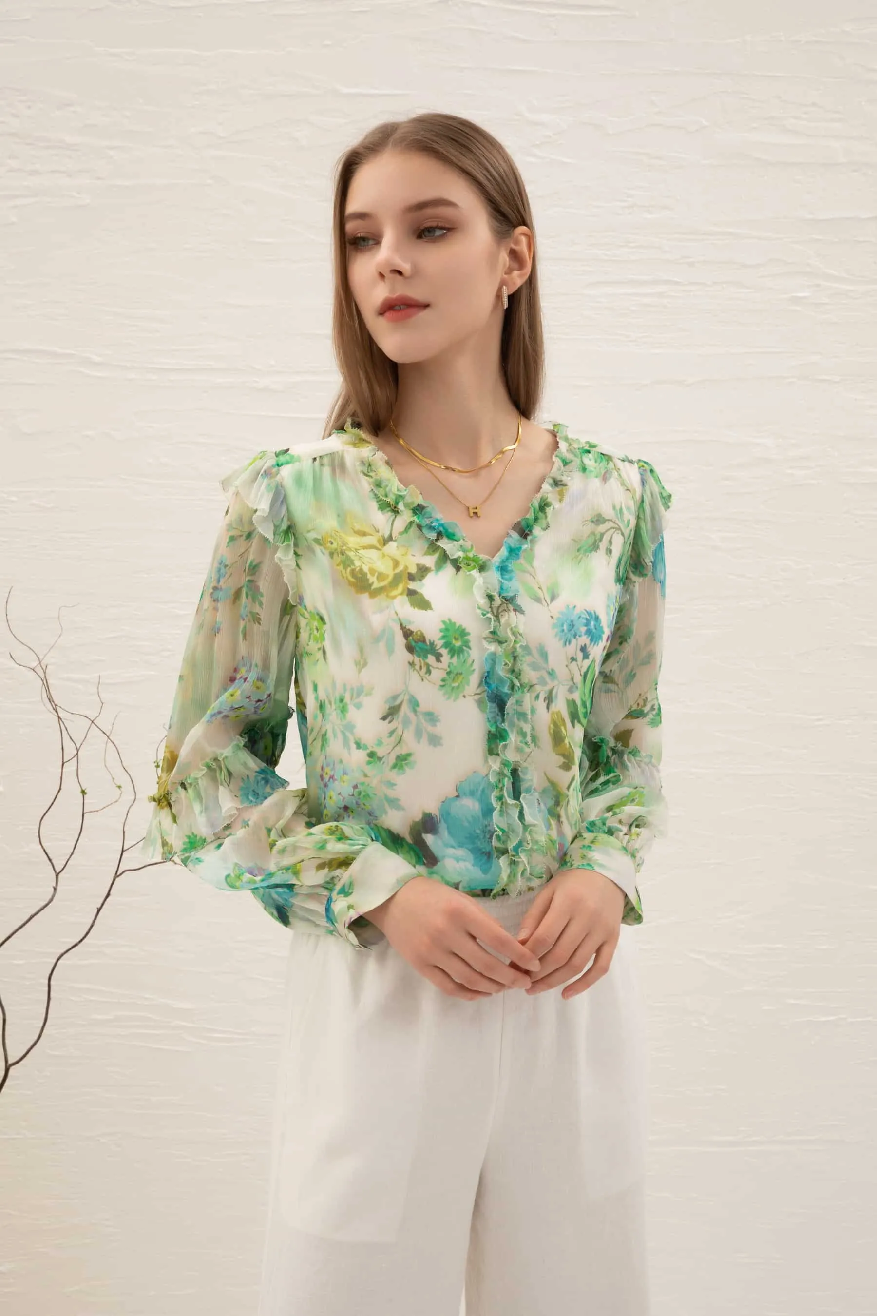 GDS Rosie Silk Blouse | Print