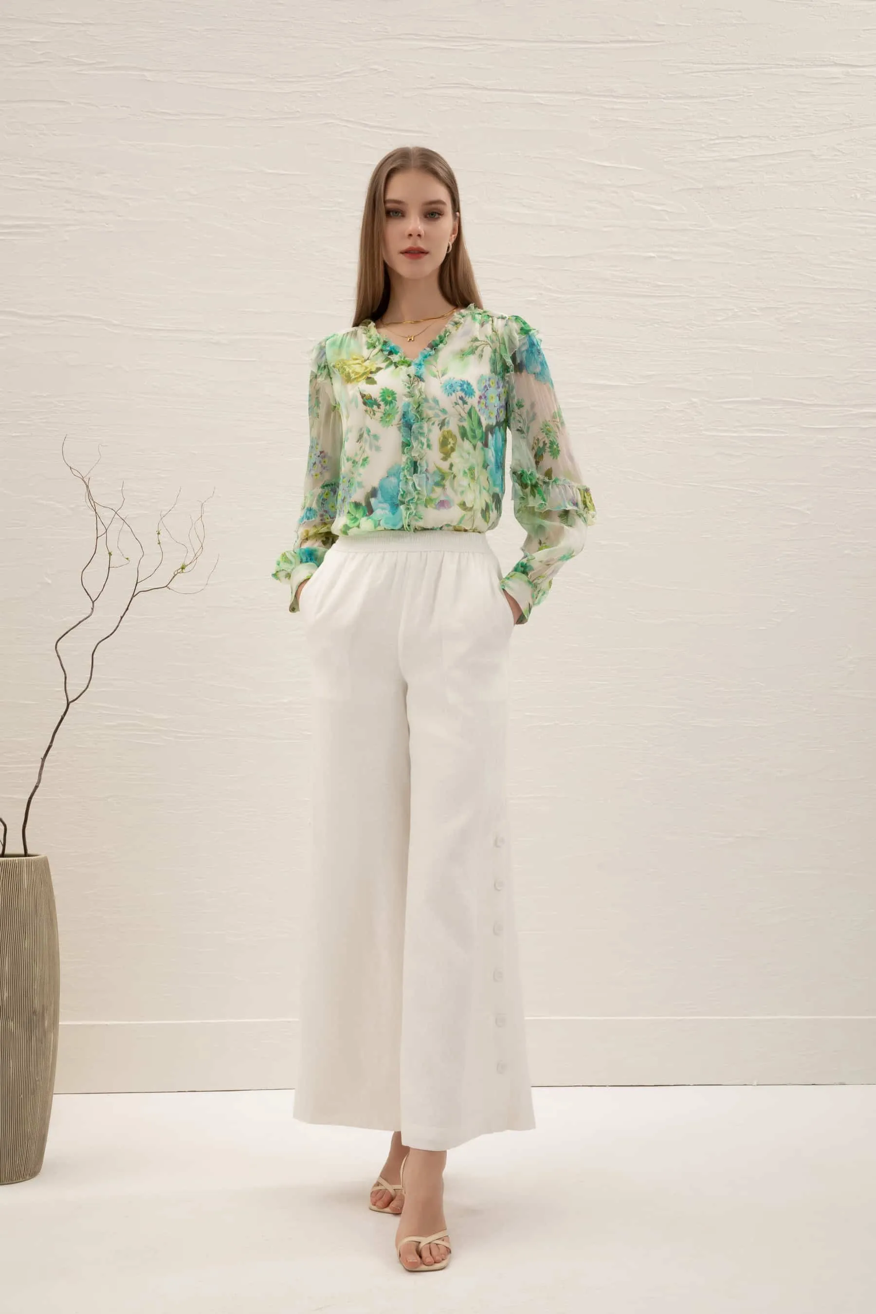GDS Rosie Silk Blouse | Print