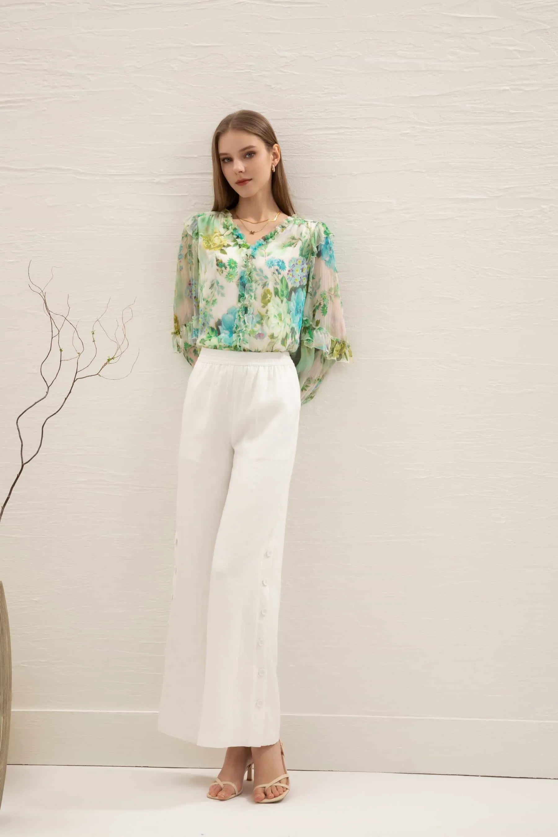GDS Rosie Silk Blouse | Print