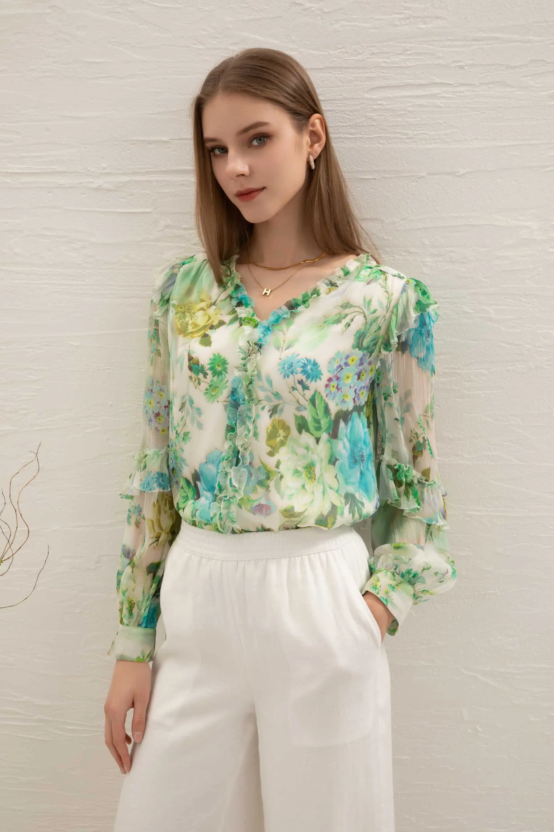 GDS Rosie Silk Blouse | Print