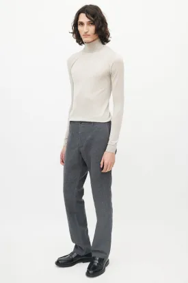 Grey Five Pocket Trousers