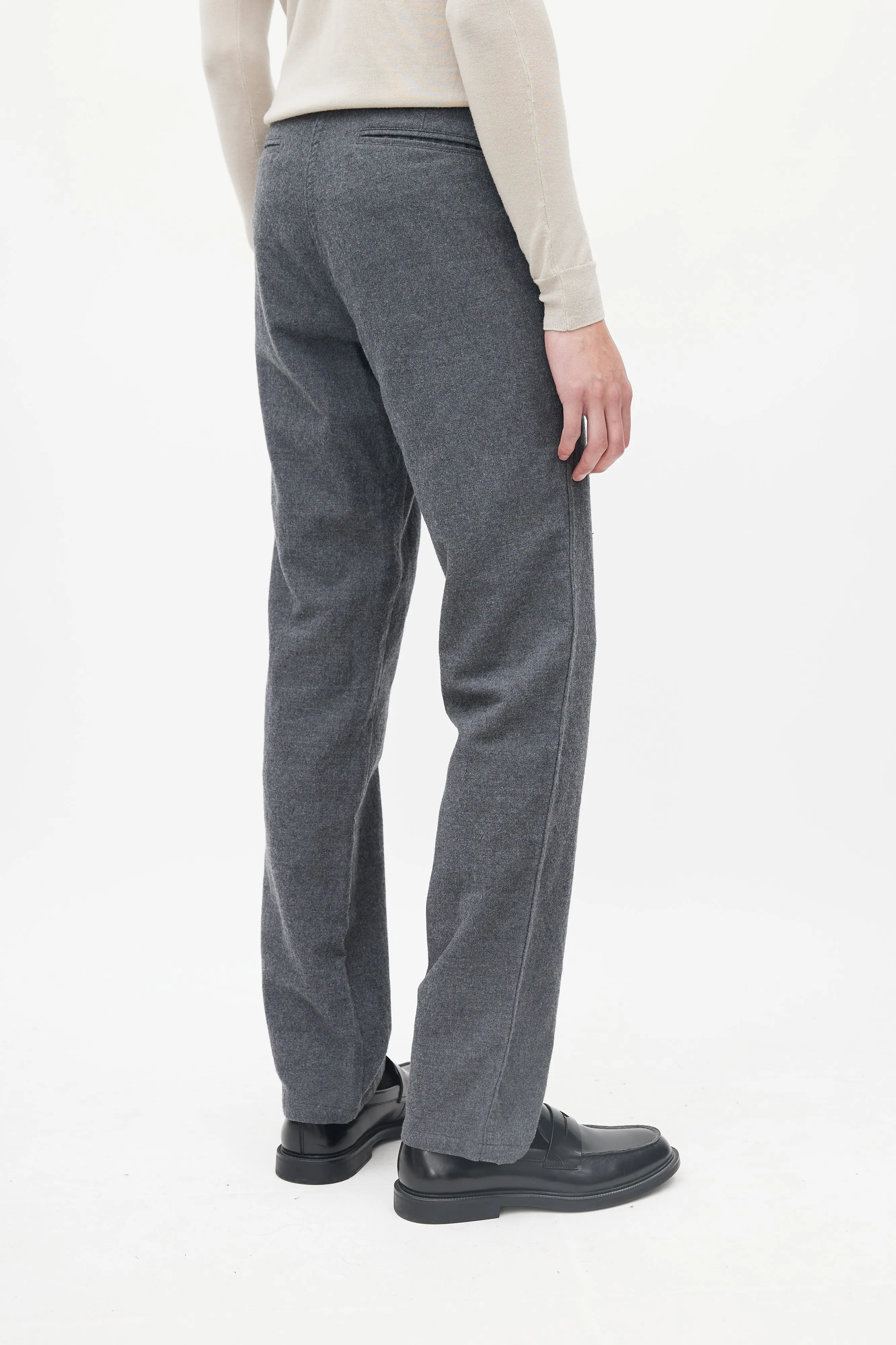 Grey Five Pocket Trousers