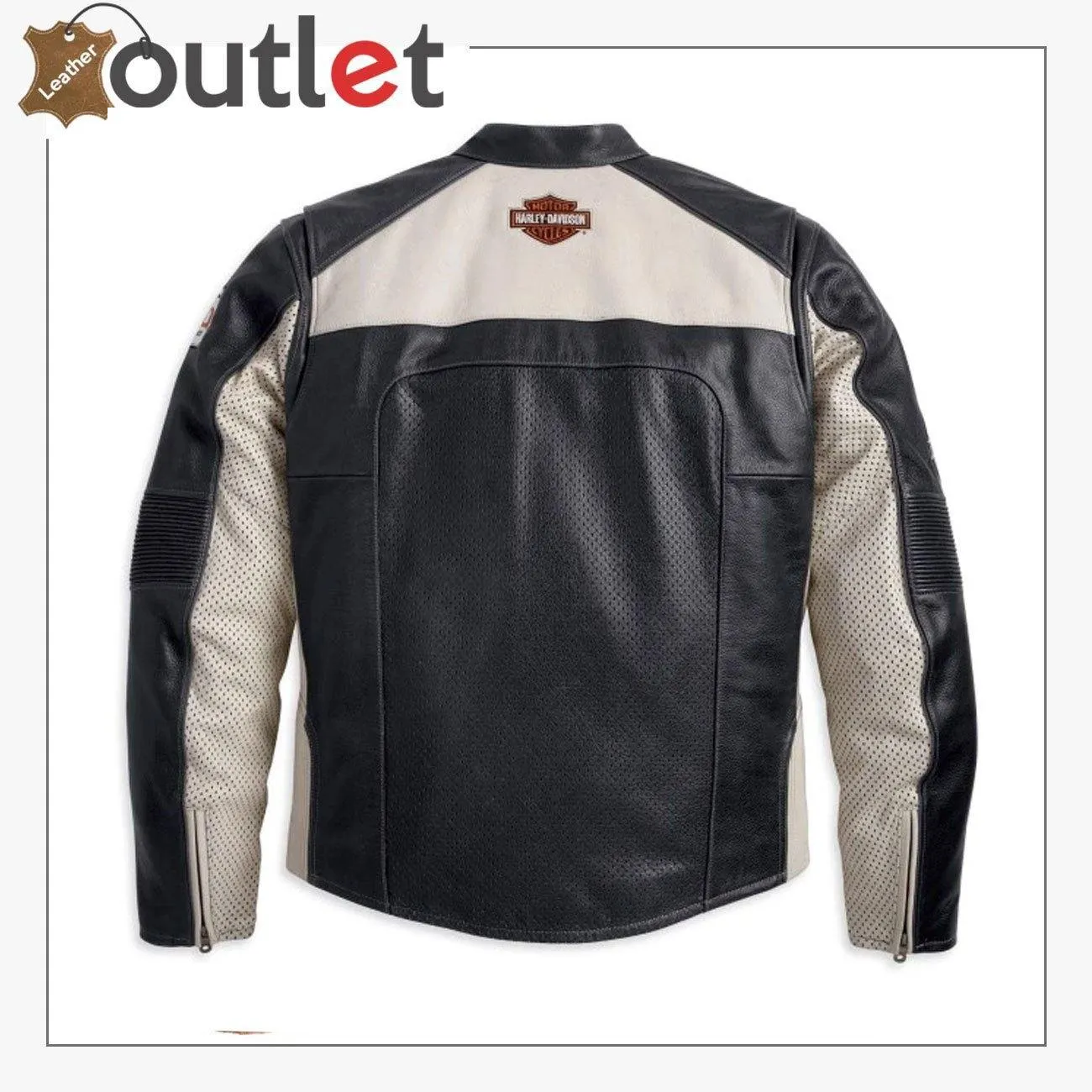 Harley Davidson Men’s Regulator Perforated Leather Jacket