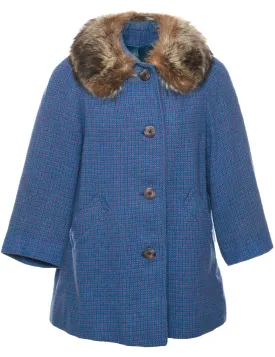 Harris Tweed Wool Coat - S