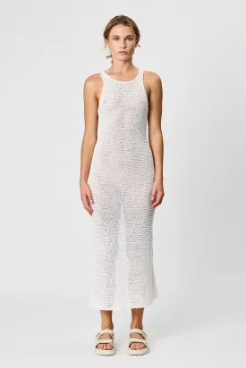 INDI DRESS - CHALK