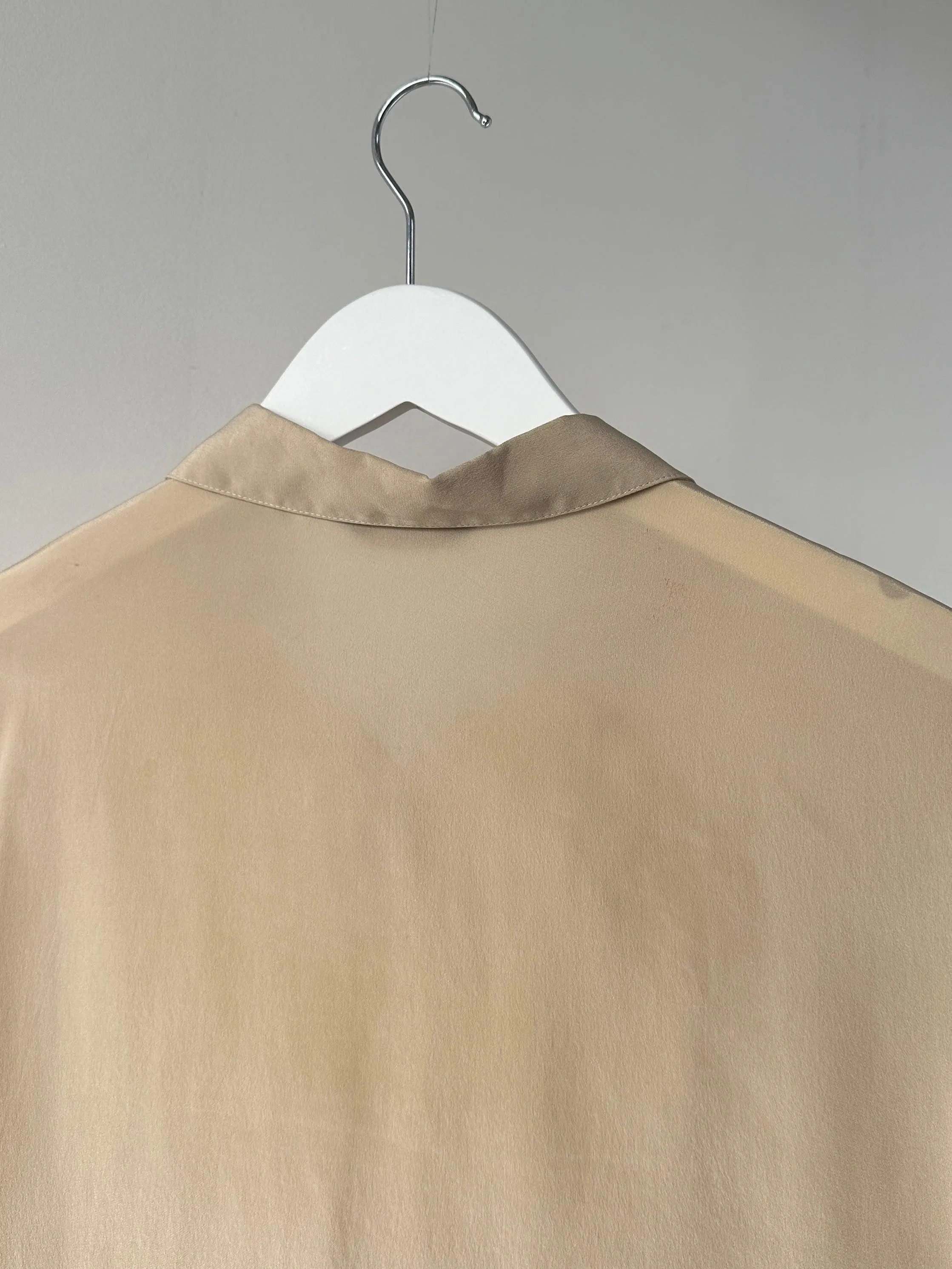 Italian Vintage Pure Silk Shirt - M