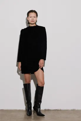 Jet Dress Velvet Black