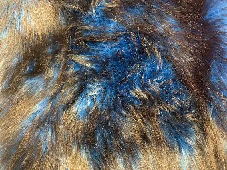 Luxury Husky Faux Fur Fabric By The Yard | Faux Fur Material