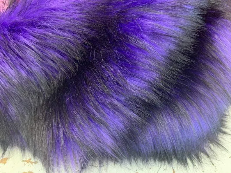 Luxury Husky Faux Fur Fabric By The Yard | Faux Fur Material