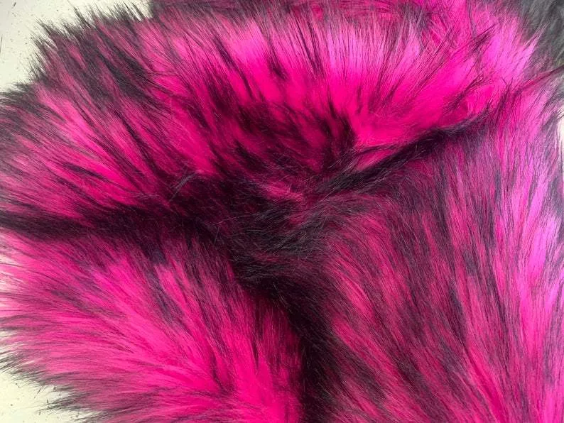 Luxury Husky Faux Fur Fabric By The Yard | Faux Fur Material