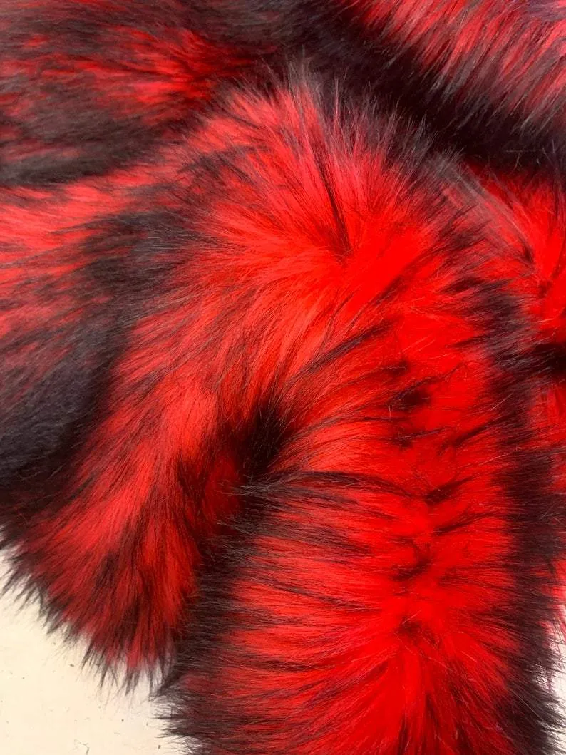 Luxury Husky Faux Fur Fabric By The Yard | Faux Fur Material
