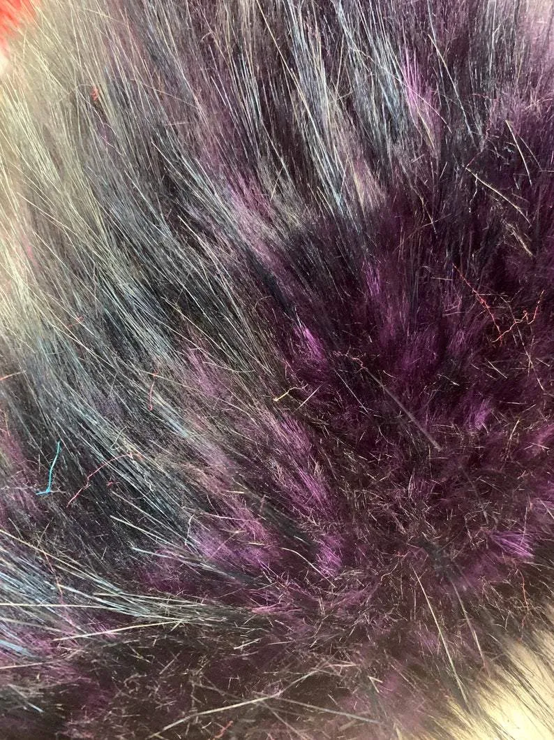 Luxury Husky Faux Fur Fabric By The Yard | Faux Fur Material