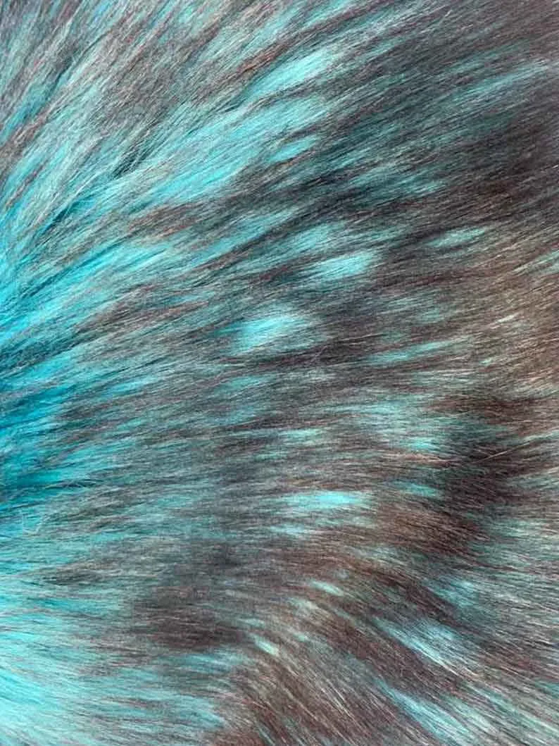 Luxury Husky Faux Fur Fabric By The Yard | Faux Fur Material