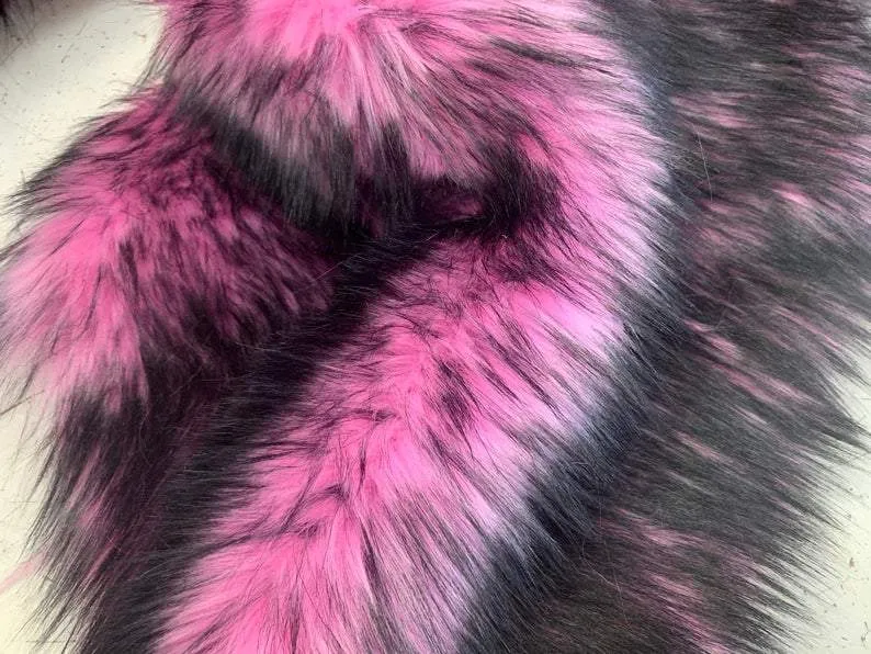 Luxury Husky Faux Fur Fabric By The Yard | Faux Fur Material
