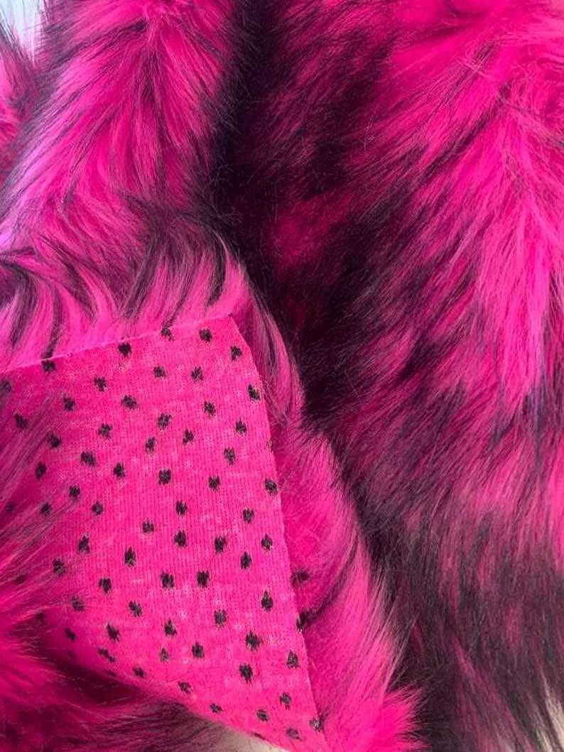 Luxury Husky Faux Fur Fabric By The Yard | Faux Fur Material