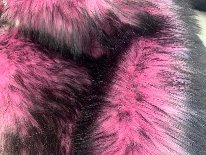 Luxury Husky Faux Fur Fabric By The Yard | Faux Fur Material