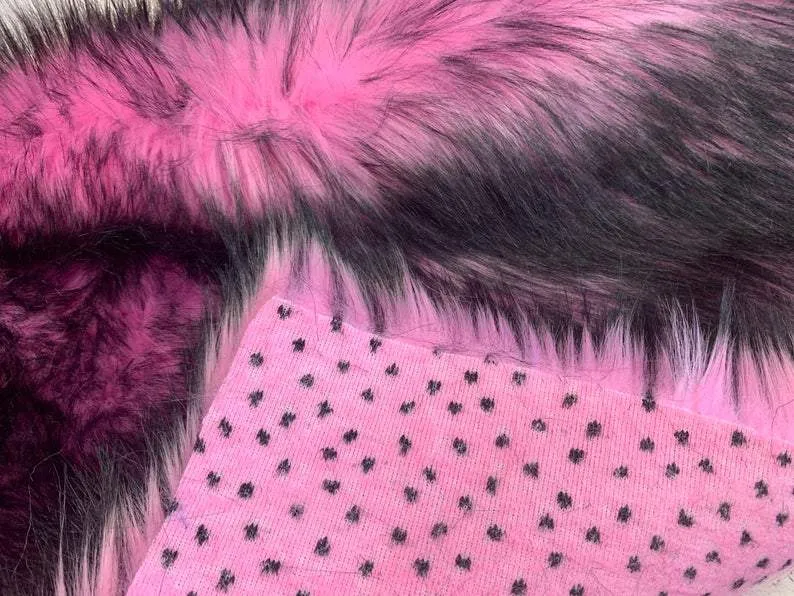 Luxury Husky Faux Fur Fabric By The Yard | Faux Fur Material