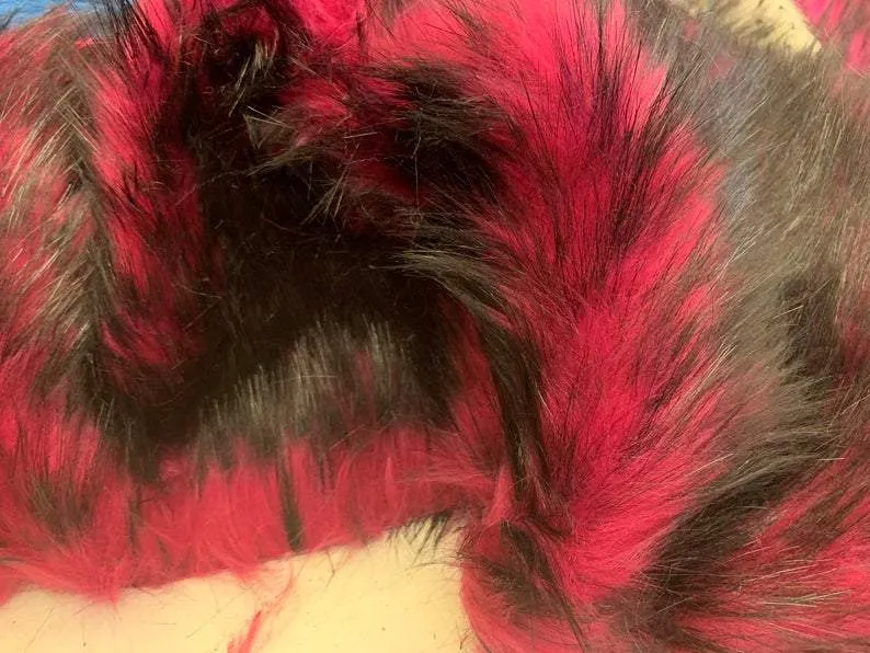 Luxury Husky Faux Fur Fabric By The Yard | Faux Fur Material