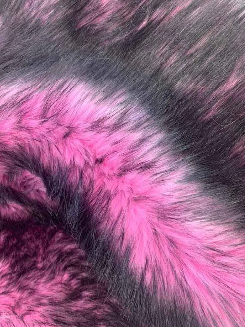Luxury Husky Faux Fur Fabric By The Yard | Faux Fur Material