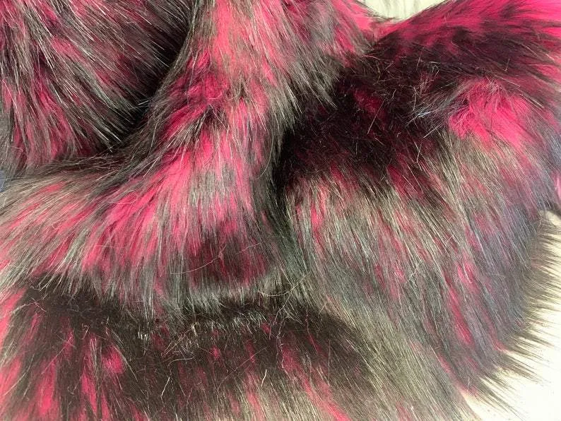 Luxury Husky Faux Fur Fabric By The Yard | Faux Fur Material