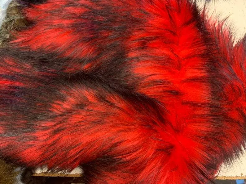 Luxury Husky Faux Fur Fabric By The Yard | Faux Fur Material