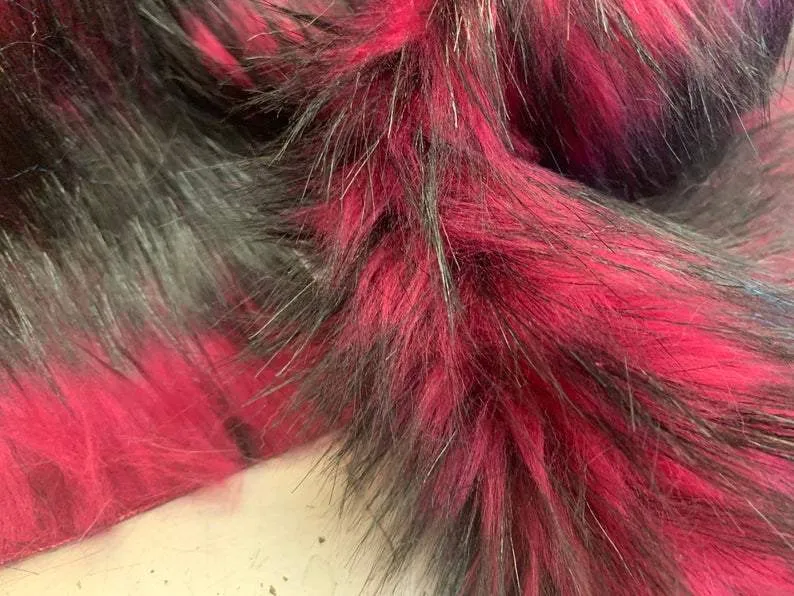 Luxury Husky Faux Fur Fabric By The Yard | Faux Fur Material