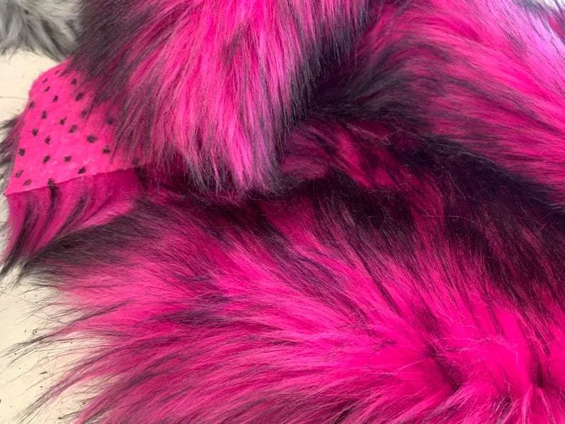 Luxury Husky Faux Fur Fabric By The Yard | Faux Fur Material