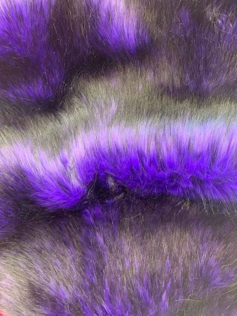 Luxury Husky Faux Fur Fabric By The Yard | Faux Fur Material