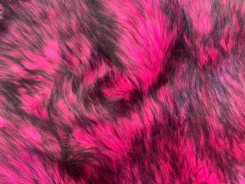 Luxury Husky Faux Fur Fabric By The Yard | Faux Fur Material