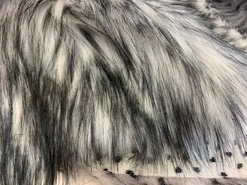 Luxury Husky Faux Fur Fabric By The Yard | Faux Fur Material