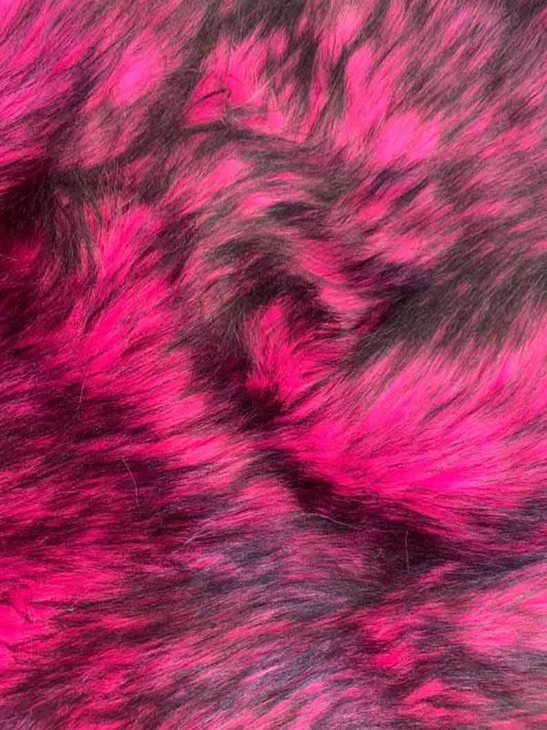 Luxury Husky Faux Fur Fabric By The Yard | Faux Fur Material