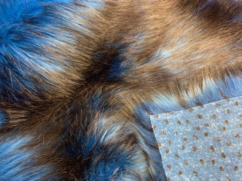 Luxury Husky Faux Fur Fabric By The Yard | Faux Fur Material